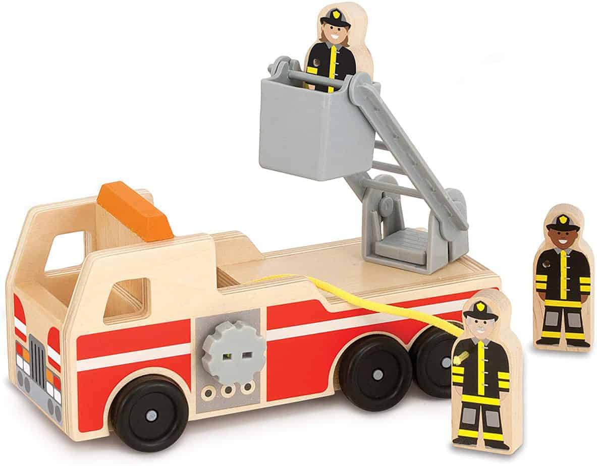 Melissa & Doug Wooden Fire Truck