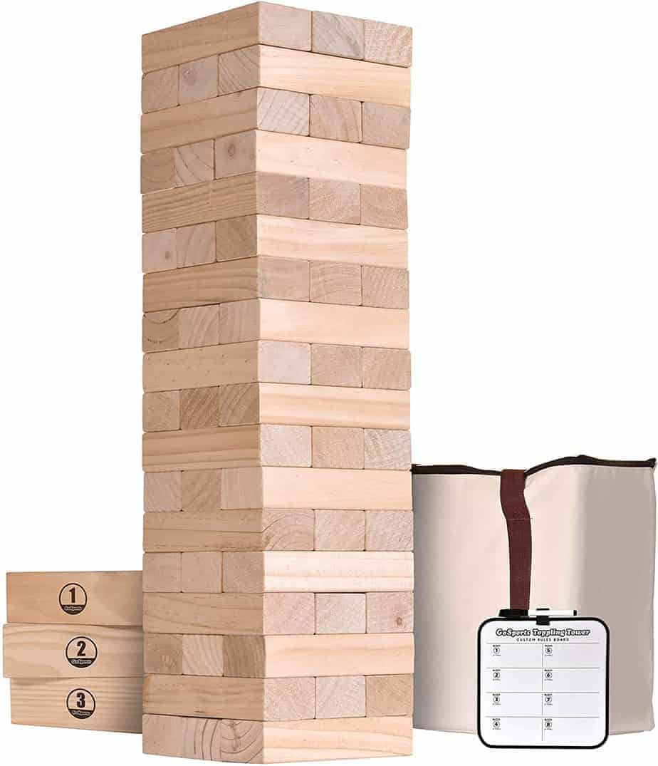 GoSports Giant Wooden Toppling Tower