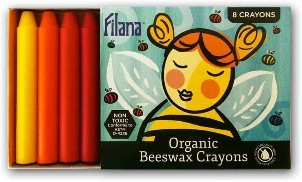 filana organic beeswax crayons