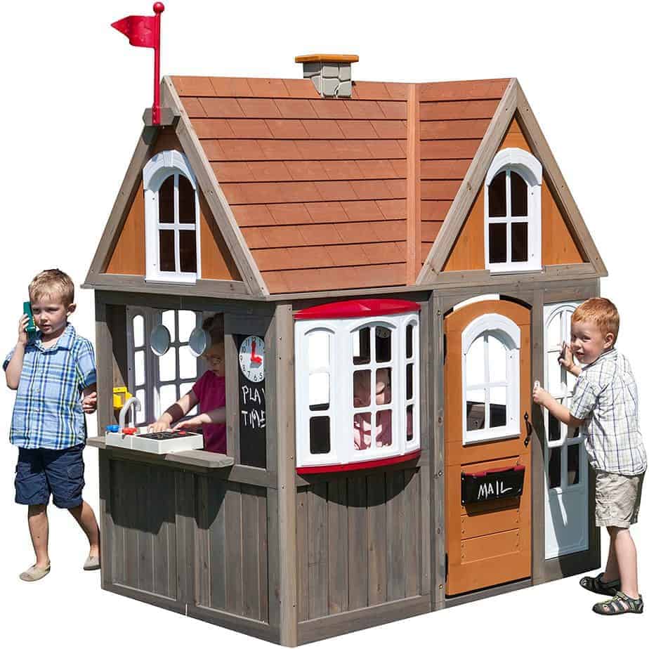 kidkraft greystone cottage playhouse