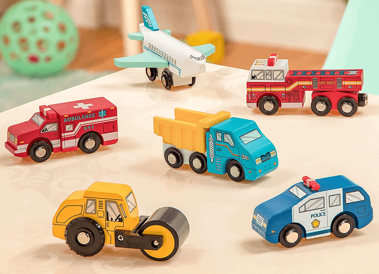 Assorted Wooden Vehicles