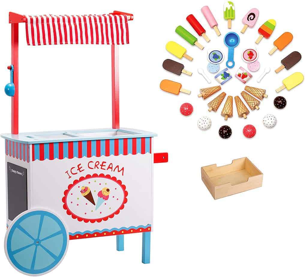 Ice Cream Cart Kids Playstand