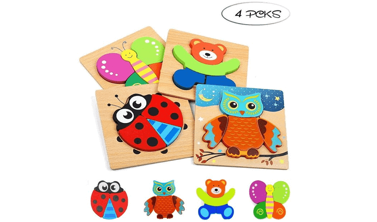 Wooden Animal Jigsaw Puzzles