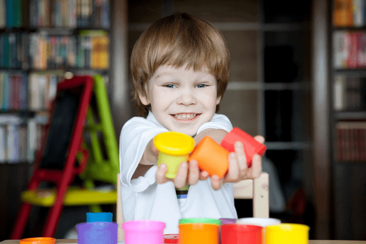 Playdough storing